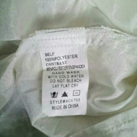 Ack Boho Festival Lace Strapless Cover-up Romper White Sizes Small And Medium - Picture 6 of 6